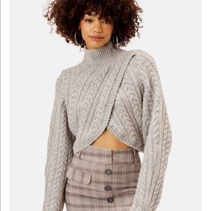 Amelia Cross Front Sweater by For Love & Lemons size M (runs small) used once
